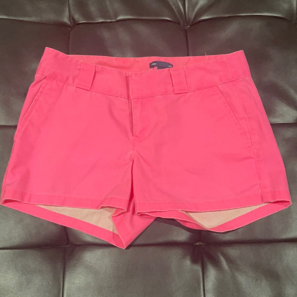 GAP Women's Bright Pink High-Rise Shorts